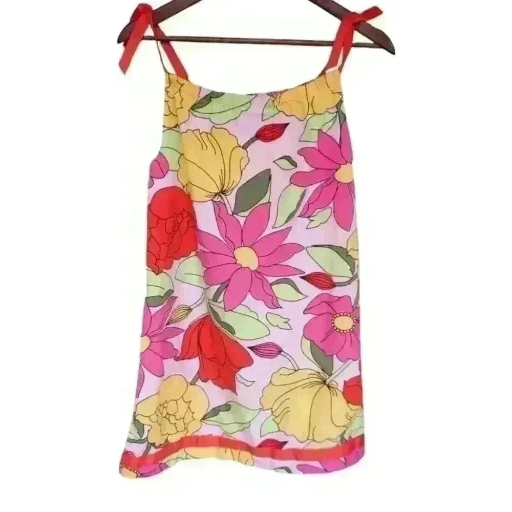 Hanna Anderson Colorful Floral Cotton Dress